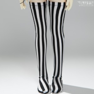 娃娃饰品 KDF Stripe Stocking Black