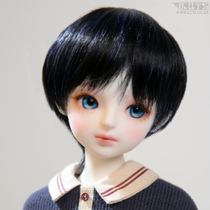 娃娃假发 KDW 130 Midnight Black