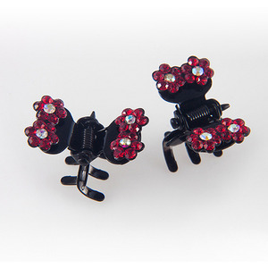 娃娃饰品 CUBIX TWIN CLAWCLIP PIN SETRED