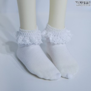 娃娃饰品 SDF Lace Socks White