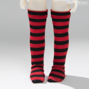 娃娃饰品 HDF Stripe Stocking Red