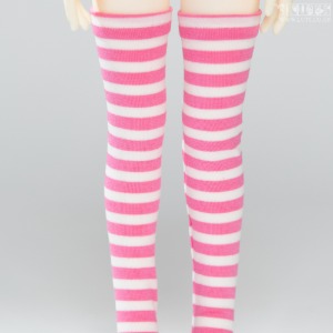 娃娃饰品 KDF Stripe Stocking Pink